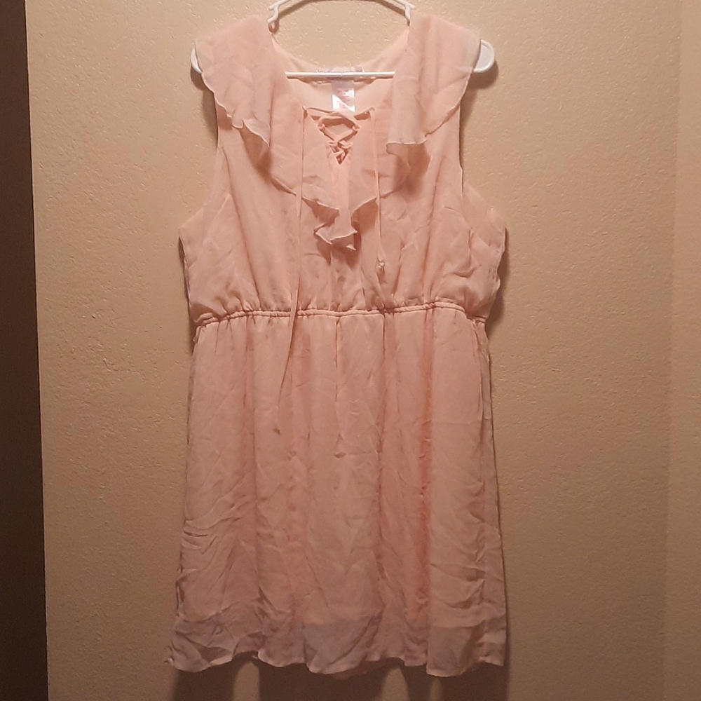No boundaries peach sun dress size XXL
